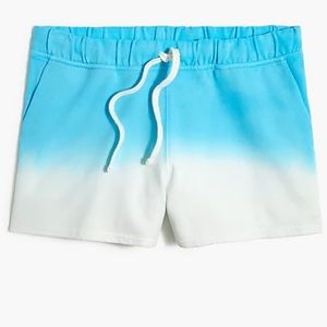 J. Crew Aqua Ombré Sweat Shorts Size XXS